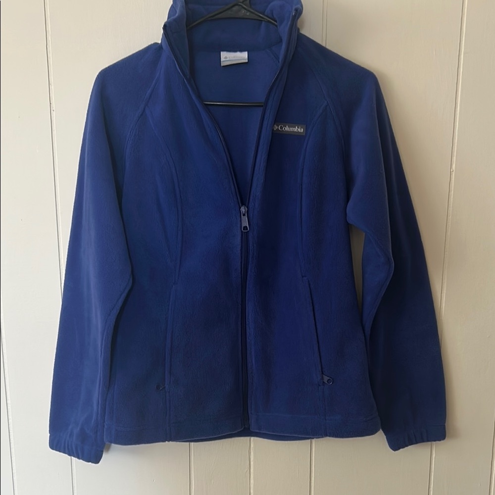 Columbia Royal Blue Zip-Up Fleece XS